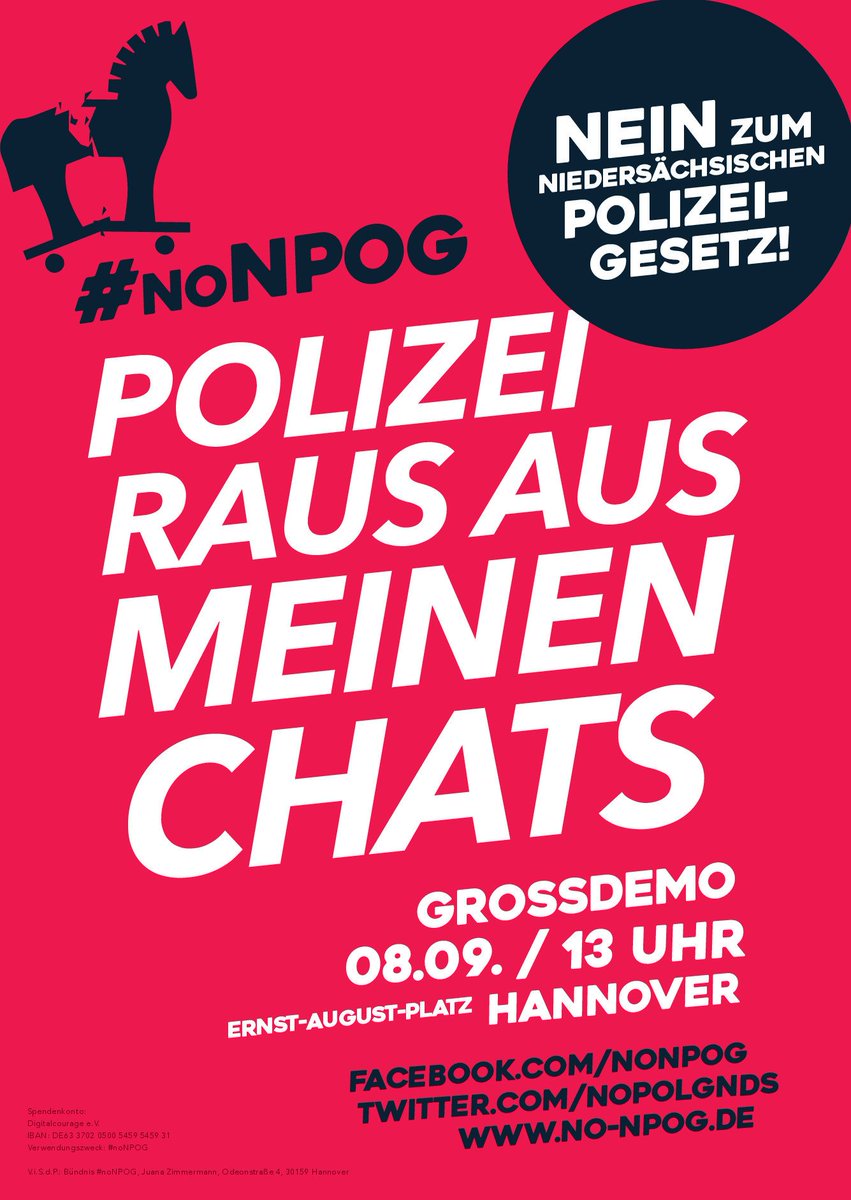 linksjugendGS's tweet photo. #nonpog #niedersachsen #Goslar #hannover #Harz #demo #gegenpolizeigewalt #polizeigewalt #überwachung #überwachungsstaat #polizeigesetz #nichtmituns #linksjugend #linksjugendsolid #linksjugendnds #dielinke #linkends #bündnis
#polizeirausausmeinenchats #allezusammengegenNPOG https://t.co/R0BBeulXgx