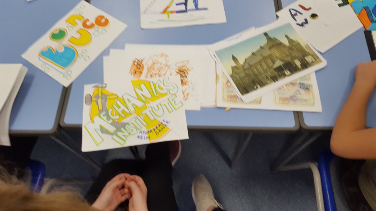 SwindonStory's tweet photo. We're having a great time so far this week with the mural artists who are helping us to bring our ideas together to produce creative work we can share with people across the town... It's great to have everyone together and welcome a few new faces to the project too!
#Swindon https://t.co/0m25kr40Ug