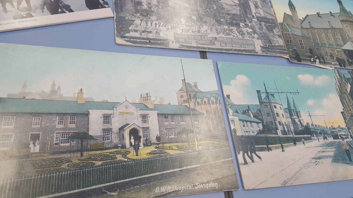 SwindonStory's tweet photo. We're having a great time so far this week with the mural artists who are helping us to bring our ideas together to produce creative work we can share with people across the town... It's great to have everyone together and welcome a few new faces to the project too!
#Swindon https://t.co/0m25kr40Ug
