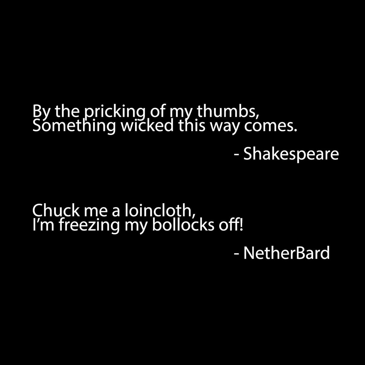 When asked for a summary of NetherBard...
😂
Get You Tickets Now! 
lineupnow.com/event/netherba…