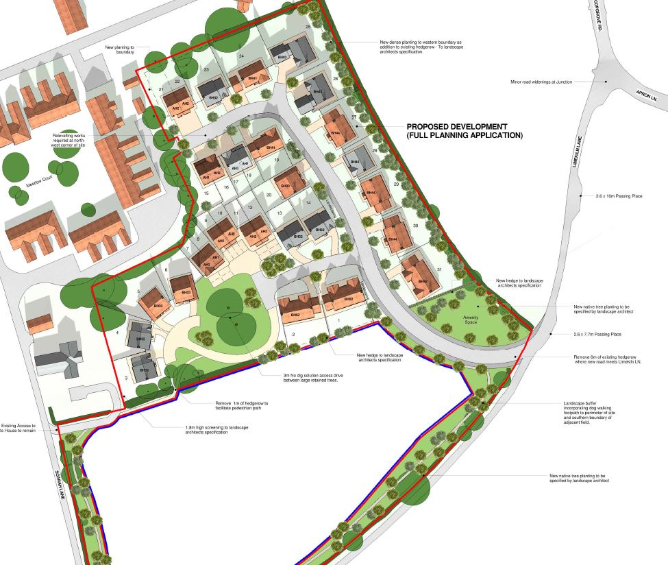 aspectarch's tweet image. Planning appeal allowed (and planning permission granted) for 31 houses in Burton Leonard, North Yorkshire. Designed by @aspectarch for @LoxleyHomes. Appeal prepared by @PeacockandSmith &amp;amp; @Kings_Chambers.
