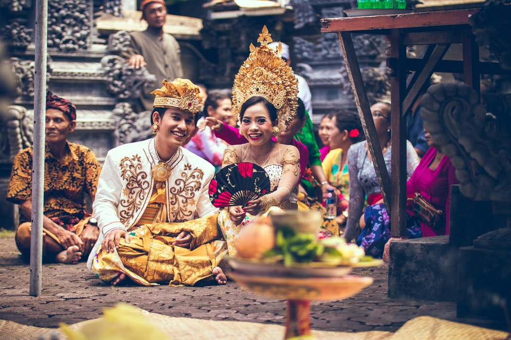 Indonesian couple getting married in Bali