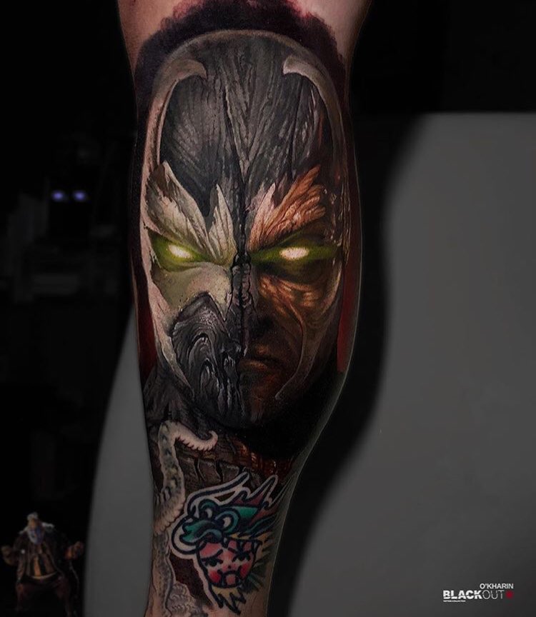 40 Spawn Tattoo Designs For Men  Antihero Ink Ideas  Full sleeve tattoos  Arm sleeve tattoos Tattoo sleeve designs