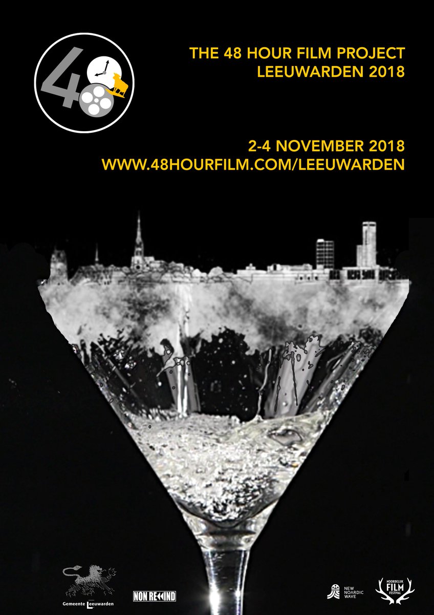 48HFPLeeuwarden's tweet photo. Wil jij een film maken? Binnen 48 uur? Over precies 1 week gaan we weer los! Register here: https://t.co/9vZaNc9rVU #48hfp058 https://t.co/jljfCG01W8