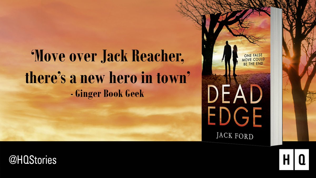 CeliaLomas's tweet photo. Thanks so much @Ginger_bookgeek for this brilliant review for #DeadEdge by @JackFordAuthor Only two days to go!! @HQstories https://t.co/AgNef9Iy0e