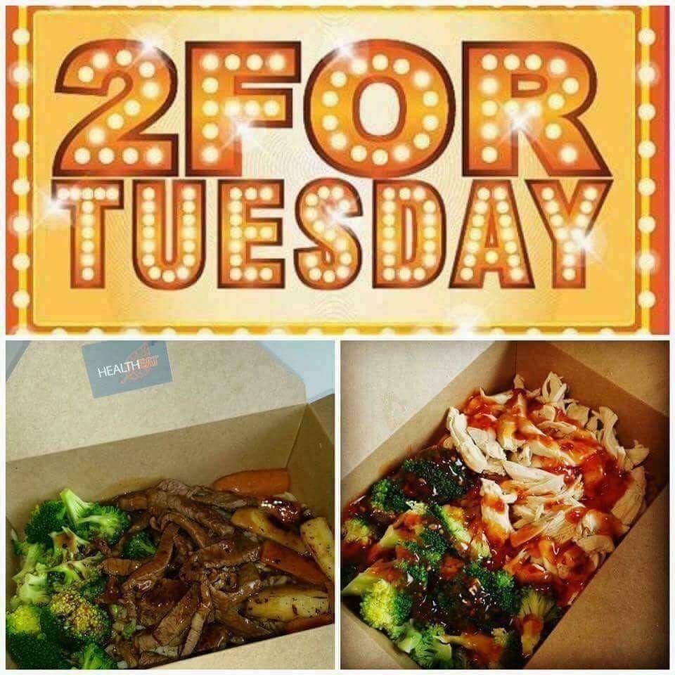 HealthEatHale's tweet photo. 🔸TWO FOR TUESDAY IS BACK!!!!!🔸

2 x LARGE Box meals for just £10 is back!

Get yourself down to Health Eat Kitchen on Tuesday to feast on a large box of greatness
#healtheat #fitfam #fitspo #foodporn #foodblogger #cheshire #mealprep #hale #clean #protein #altrincham #freewifi https://t.co/4seXMPDHfC
