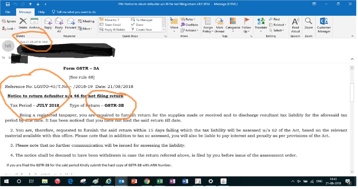 @PMOIndia @FinMinIndia @askGSTech @arunjaitley @PiyushGoyal ON 20th Aug #GST site doesnt work and on 21st Aug We receive the notice for non filing #Harassment #GSTR3B #india #indirecttax #indiantax #msme #EaseOfDoingBusiness #TuesdayMotivation #indiatax