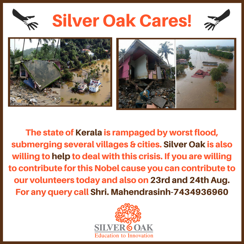 SilverOakUni's tweet photo. #Silver_Oak_Cares!

#Helping
#Help_Kerala
#KeralaFloods  
#DoForKerala  
#StandWithKerala  
#KeralaDonationChallenge  
#SOCET
#ASOIT
#SOGI
#Ahmedabad
#Gujarat https://t.co/H3HIi3wIqX