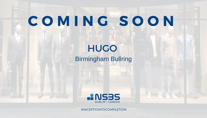NSBSIrelandUK's tweet photo. The latest project in our long standing relationship with Hugo Boss sees us working in the Birmingham Bullring from strip out to fitout in the latest store concept. #inceptiontocompletion #fitout 
#shopfitting https://t.co/YjUsBFWe5v