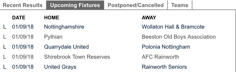 NEW SEASON FIRST FIXTURE

Our first fixture of the season and we are at home to Polonia Nottingham 

📌. Bentink
⏱. 2:30pm Kick Off
📅. 01/09/2018

Come down and support the lads. 

There is a Bar, Come watch some football and a few beers 🍺