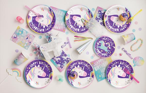 VegaooParty_it's tweet photo. Tutte le decorazioni per una festa a tema unicorno di successo! 🦄►https://t.co/glVOAnHeHN https://t.co/sInCGAJadT
