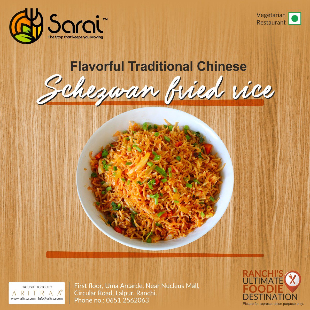 #Flavorful #Traditional #Chinese
#Schezwanfriedrice
Connect on aritraa.com instagram.com/sarai_restaura…
twitter.com/RestaurantSarai
#celebratelife #food #instagood #eats #delicious #tasty #sweet #maincourse #foodworks #roti #dinner #lunch #foodie #foodlove #hungry #foodgasm