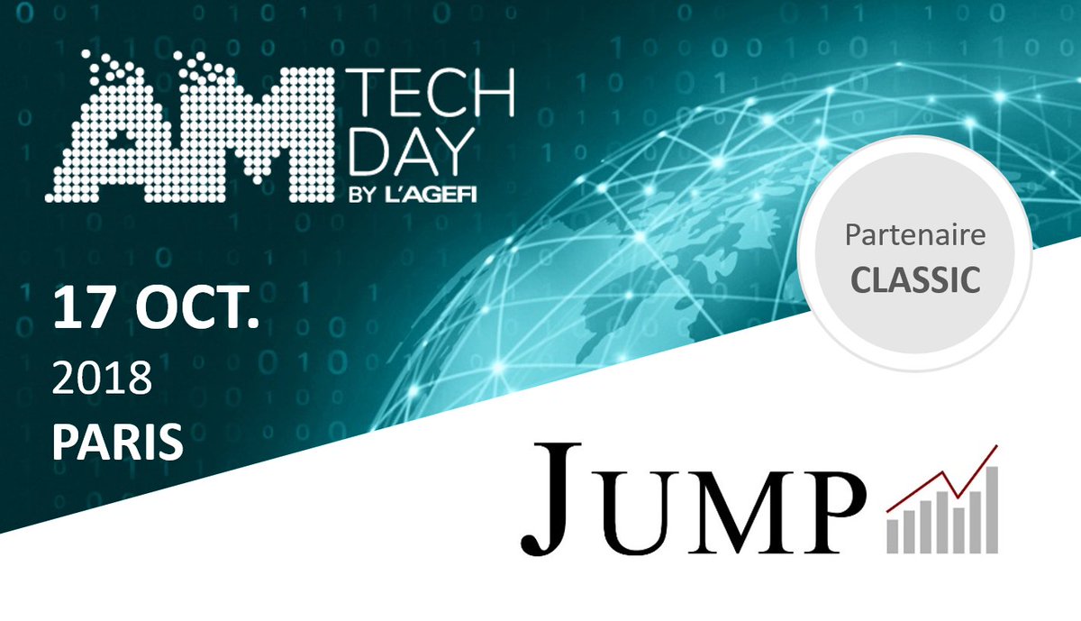 #AMtechday - 17/10
[PARTENAIRE] Venez rencontrer <a href="/JUMPinnov/">JUMP</a> à l'AM TECH DAY  
Inscription : bit.ly/2nBR9qj