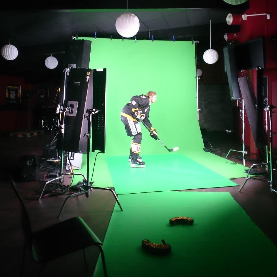 Pelaajakuvaukset Oulussa. Lopputulosta voi ihastella tulevan kauden liigalähetyksissä. #streamteamnordic #liiga