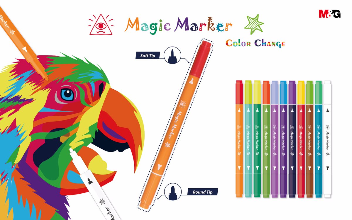 MGSTATIONERY's tweet photo. It is not only Magician who can make it happen, but also M&amp;G magic pens~Come and find the colored erasable gel pens and markers... https://t.co/lf42cEpM9M
