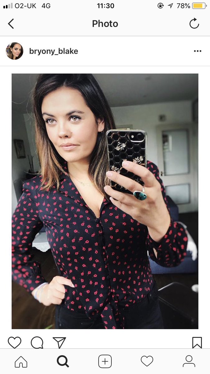 Check out the gorgeous <a href="/Bryony_Blake/">Bryony Blake</a> in our tie front shirt! Perfect for that autumn transition!