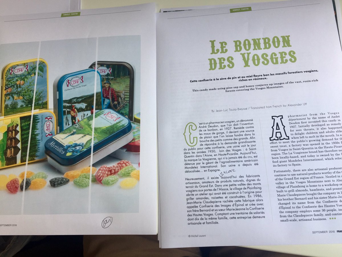 MrClementThiery's tweet photo. Ça va sentir le 🌲 dans le numéro de septembre de @FranceAmerique ! #JeVoisLaVieEnVosges #CDHV https://t.co/gWRrULuGPk
