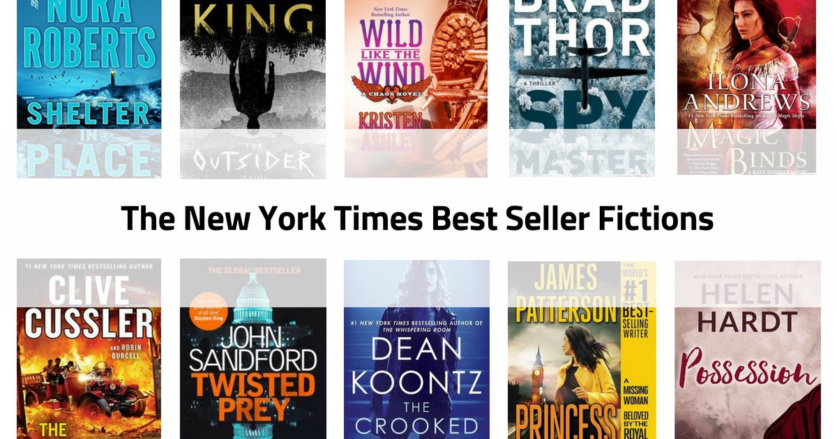 Browse the latest titles in #TheNewYorkTimes #BestSeller Fictions category to discover your next read!
bit.ly/2vW8z4T