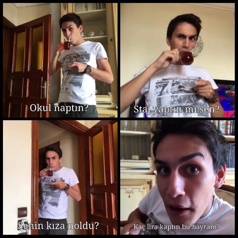 Iyi bayramlar 😂 <a href="/sinaozer/">Sina Ozer</a> #sinaozer