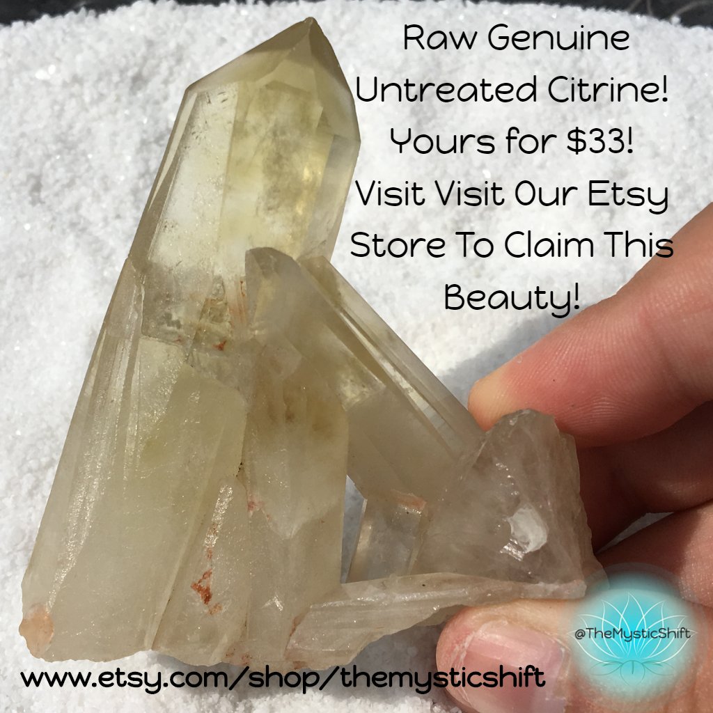 TheMysticShift's tweet photo. Raw Genuine Untreated Citrine!
Yours for $33!
Visit Visit Our Etsy Store To Claim This Beauty!

https://t.co/zCS3kAVCnx

#crystalsofig #etsy #sale #etsysale #amethyst #amethystpoints #crystalsale #crystals #crystalenergy #crystallife #crystallove #crystalshop #crystaljunkie https://t.co/3W2j0C1pd0