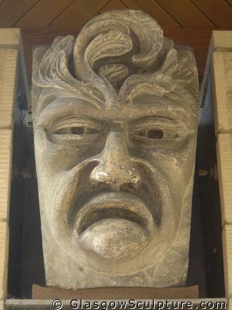 A wee addendum to mention the Tontine Heads which you can find in the St Nicholas Garden behind the Provand's Lordship. These masks were originally attached above the bays on the front of the building. More info here:  http://www.glasgowsculpture.com/pg_images.php?sub=tontine