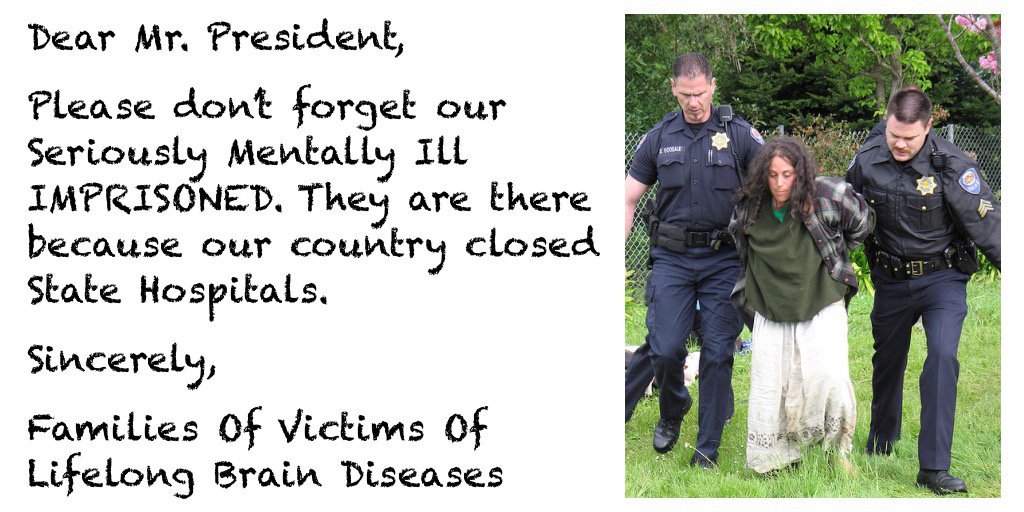 AutismAgain's tweet photo. Push THIS: @realDonaldTrump @VP @DrMcCance_Katz @MentalIllPolicy @TreatmentAdvCtr @NAMICEOMary @tcpasquini @JohnSnookTAC @Reuters_Health @cfcpac @NAMIWashington @peteearley #TreatmentNotJail #EndIMD #HIPAAhurts #TuesdayMotivation https://t.co/GE9b0yGPry
