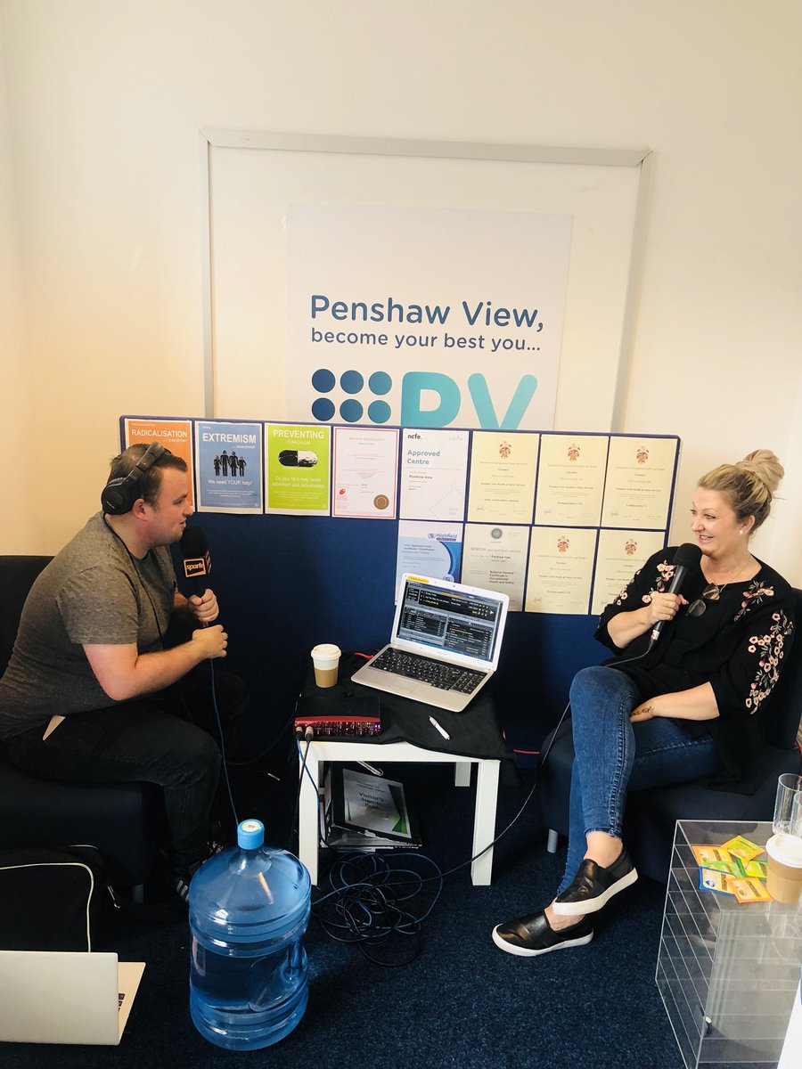 SparkSunderland's tweet photo. We’re live from @PenshawViewEnt this morning for the 4th instalment of the #NextStepSeries with @nathanjosephely https://t.co/OrLMFJDX1Q