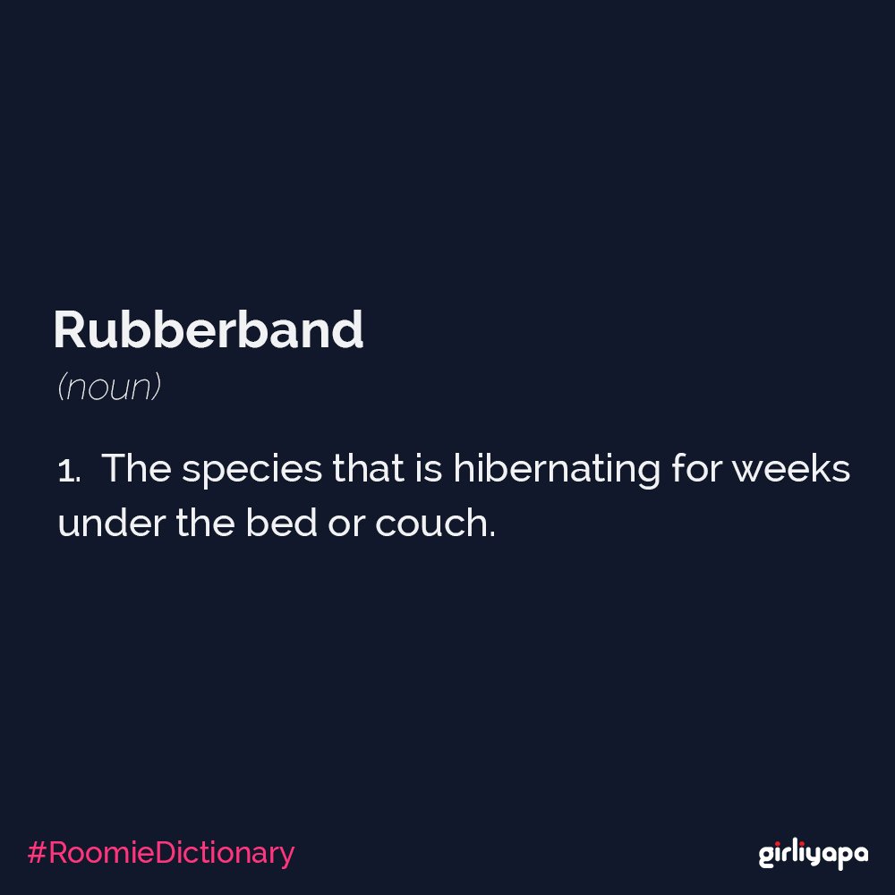 Girliyapa's tweet photo. That feeling when you find a long lost clip or rubberband! :D
#RoomieDictionary #DesiDictionary https://t.co/0mKi9sslAb