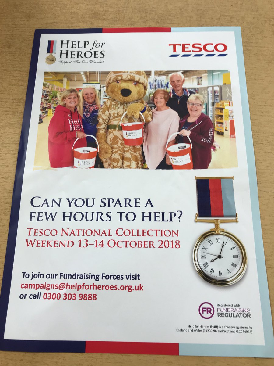 RedditchChamp's tweet image. Fancy helping with a good cause and supporting the help for heroes by collecting on the 13-14th October? Get in touch