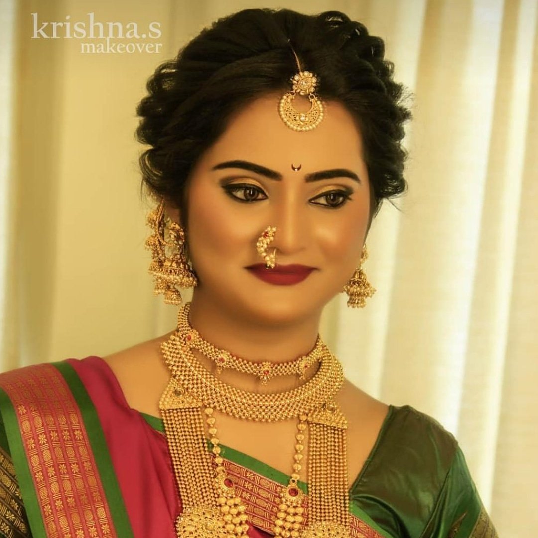 Suvarna Purandare Mumbai On Instagram: “Magenta Pink Paithani Saree, Temple  Jewellery Subtle Glowing Makeover, Perfect Look For My Maharashtrian Bride  Manali Makeup…” | peacecommission.kdsg.gov.ng