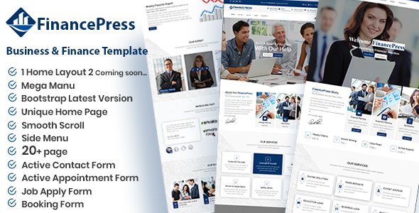 DesignUnlock's tweet image. FinancePress - Business and Finance HTML Template On @envato @ThemeForest  #finance #business #Consulting goo.gl/1aQyDy