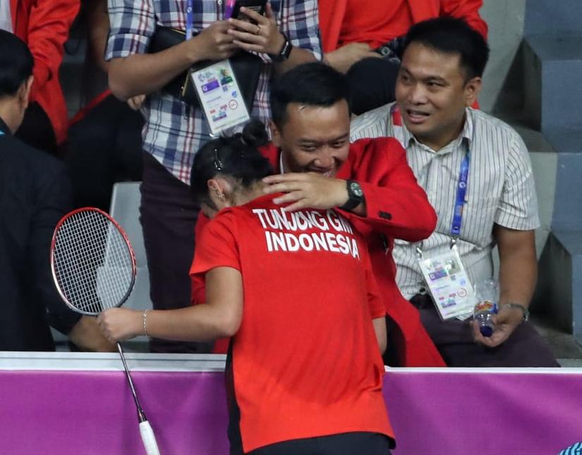 KEMENPORA_RI's tweet photo. Terhenti di Semifinal Oleh Jepang, Tim Bulutangkis Putri Indonesia Raih Medali Perunggu. 

https://t.co/k7ZOWMrCV4

#AsianGames2018 https://t.co/wejDkY1taF
