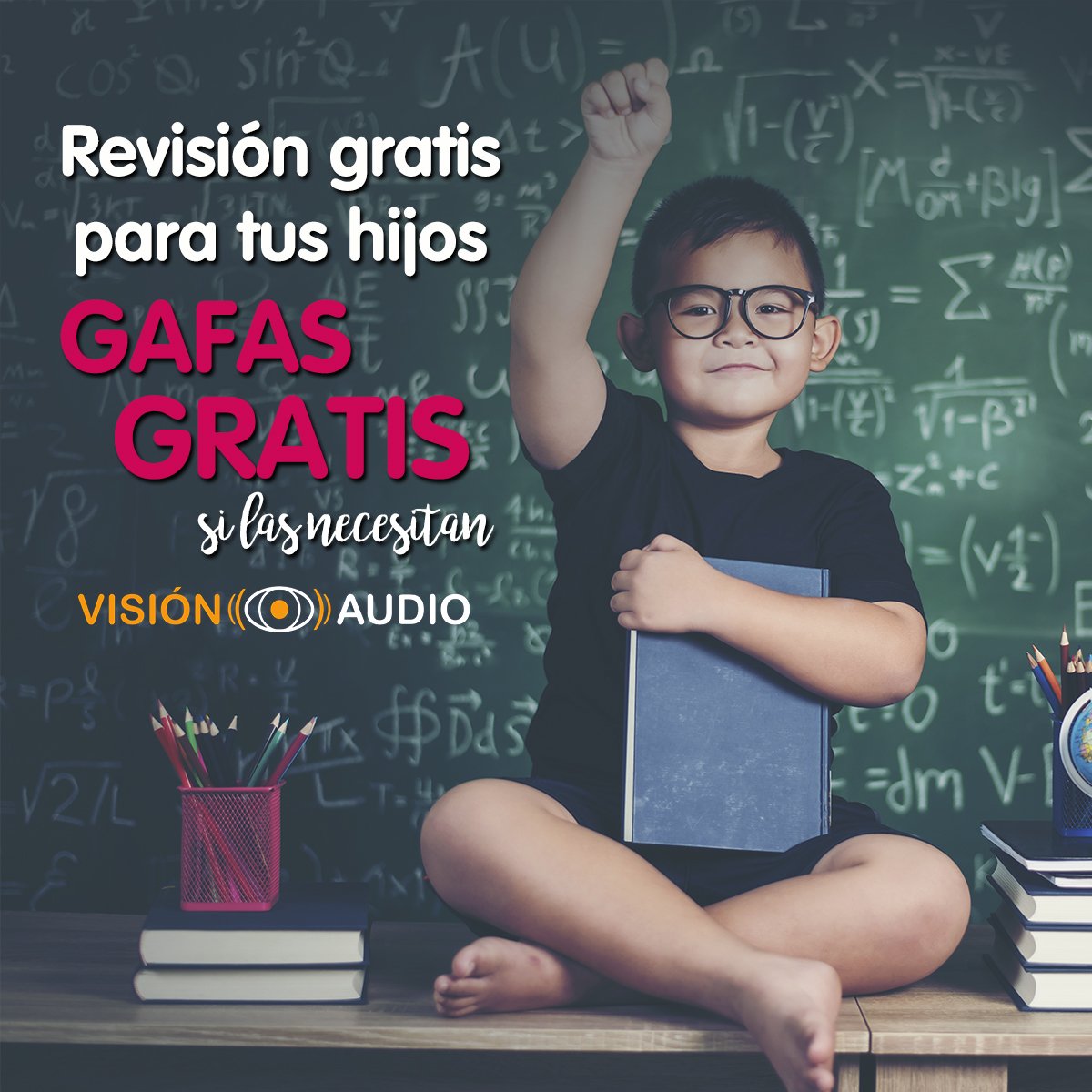 VisionAudio_'s tweet image. ‼️Nos hemos vuelto locos en VisionAudio‼️Hasta el 29 de septiembre haremos revisiones gratis en nuestras ópticas y regalaremos las gafas a todos los niños que las necesiten. 🤓 Condiciones: visionaudio.es/promocion-nino… #VisionAudio #óptica #promoción