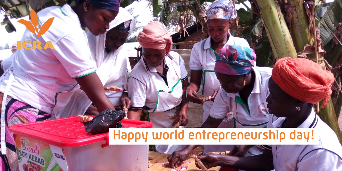 Today, ICRA celebrates #WorldEntrepreneurshipDay. Here's to all the amazing men and women around the world who are working hard, every single day, to make their business a success and provide for their families! #heroes