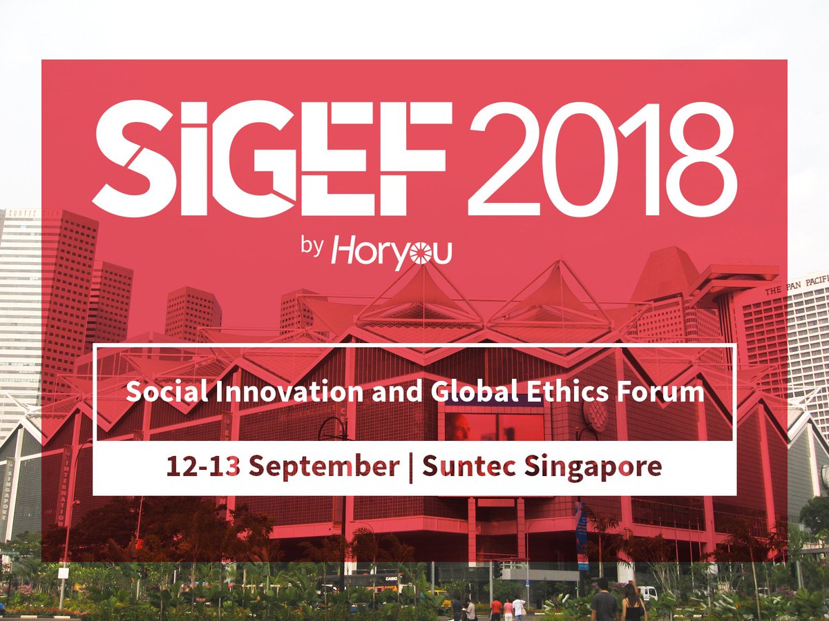 It is an honor to announce our Media Partnership with the Leading Social Innovation and Global Ethics Forum #SIGEF2018 which will take place in #Singapore the 12th and 13th of September. Learn more about it here: bit.ly/2HzJK2q
