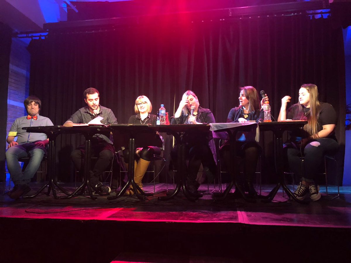 lolibelotti's tweet photo. Gracias a todos los que nos acompañaron a llevar la radio al teatro. #NochesMagicas en el @PaseoLaPlazaOK con @nochesmok @lolibelotti @YamylaPulsiones @Rodri_l89 @ivankustinactor @bruya13 @gabrielamagician @joficubertino @Late931Oficial https://t.co/rDeHqme3Uq