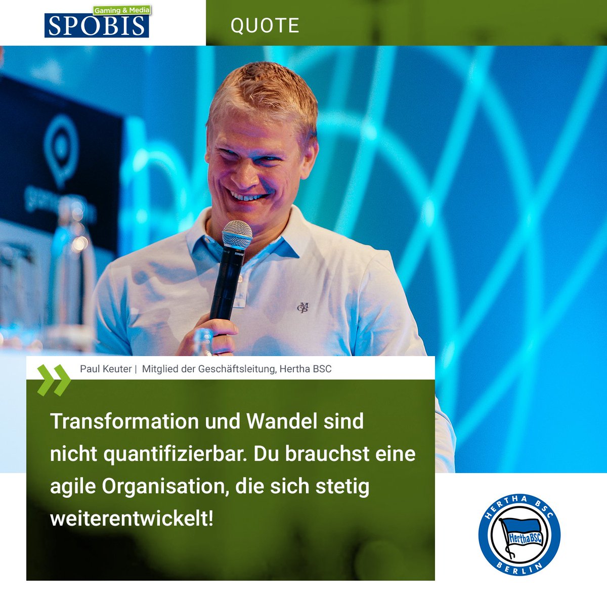 spobis_gmbh's tweet photo. Damit ihr 1️⃣ Tag nach dem #spobis18 nicht in ein zu tiefes Loch fallt, haben wir für euch nochmal die spannendsten Zitate zusammengestellt. 😉 https://t.co/zfBDNgHKPv