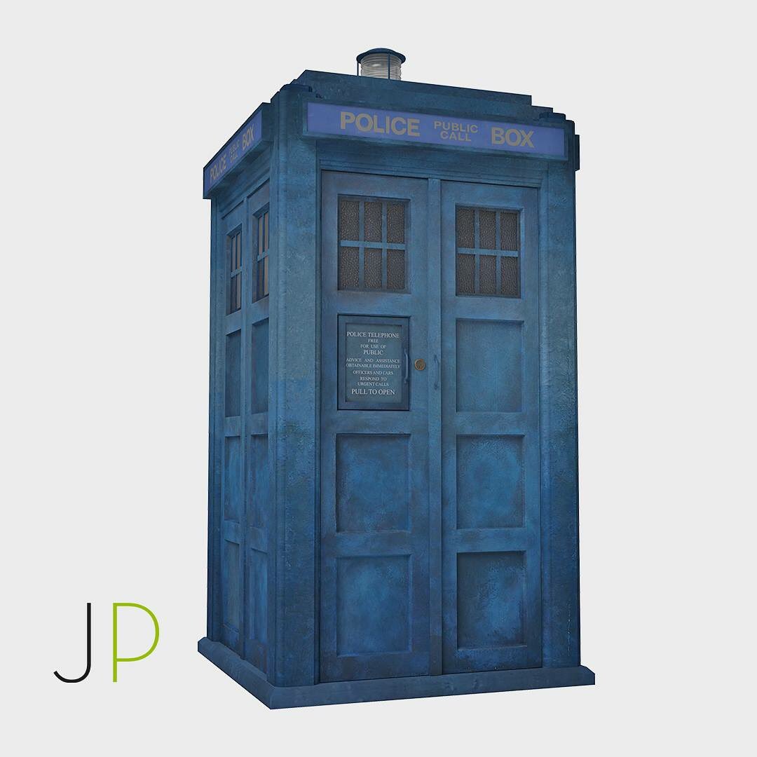 Some shots of the Season 19 TARDIS I made for the newly announced Season 19 Boxset! #DoctorWho #5thDoctor