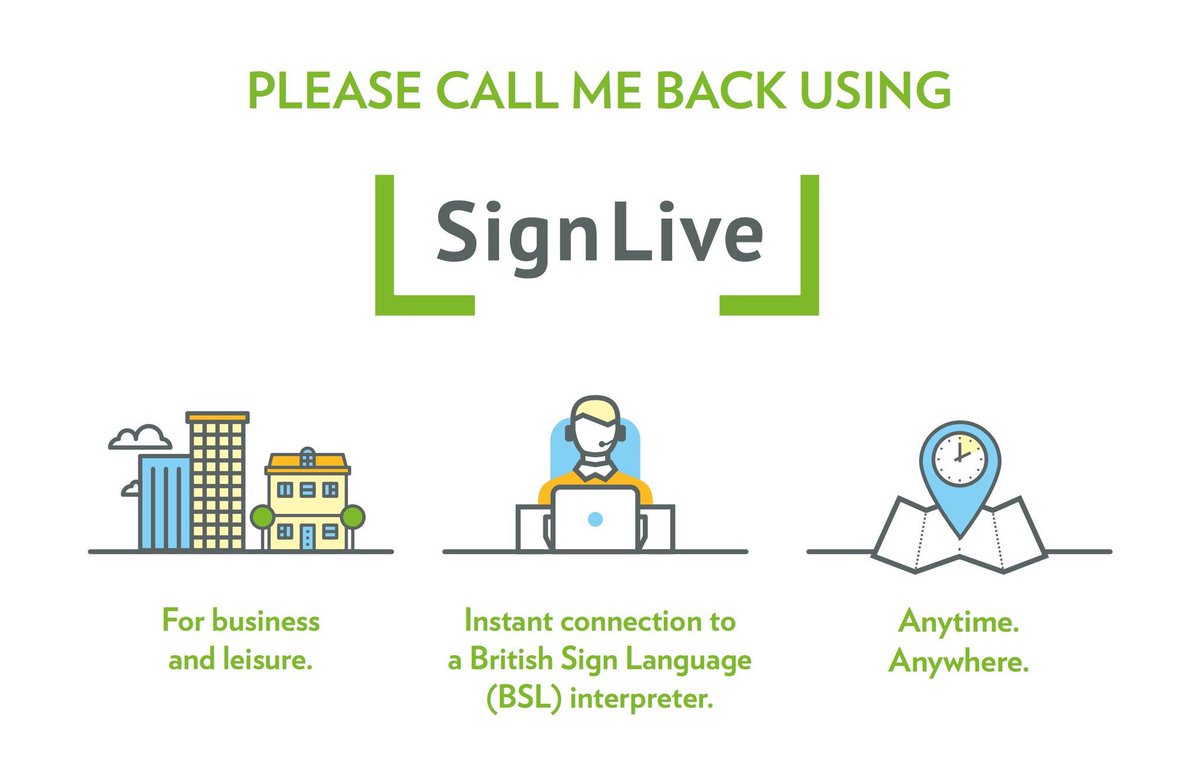 SignLiveUK's tweet image. Don’t forget Hearing people can call you back using SignLive, if you can’t take their call, they can leave a video message. An additional feature to make your life easier. #SignLive #BSLinterpreters #online #BSL #access