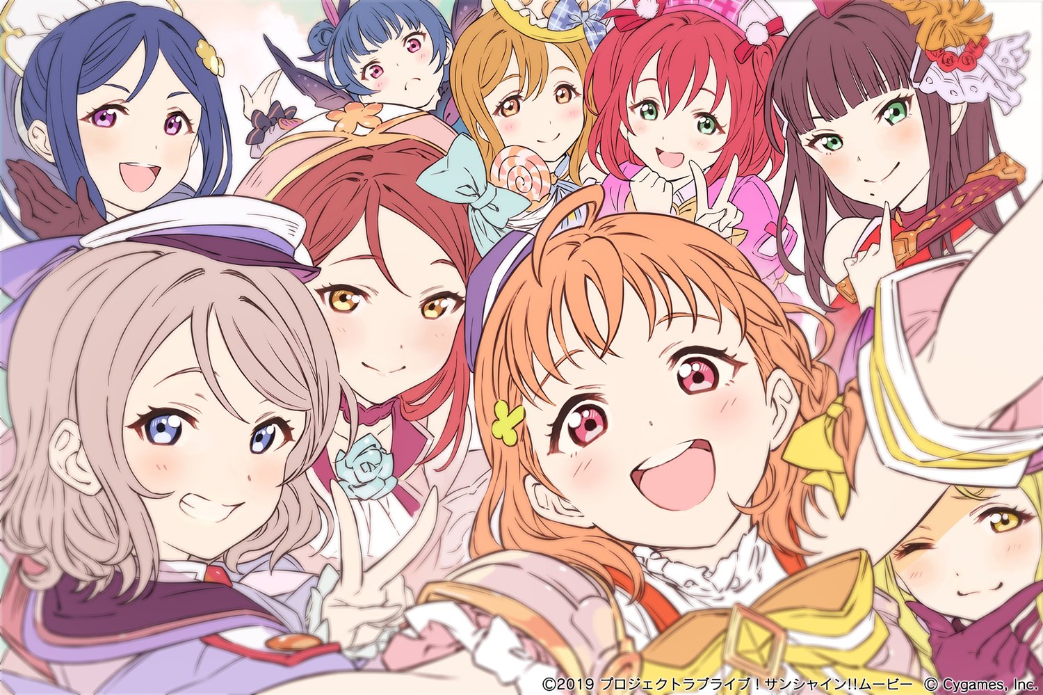 グランブルーファンタジー グランブルーファンタジー イベント ラブライブ サンシャイン Aqours スカイハイ はお楽しみいただけたでしょうか イラストチームからaqoursメンバーのイラストが届きました またいつか スクールアイドル に会える日