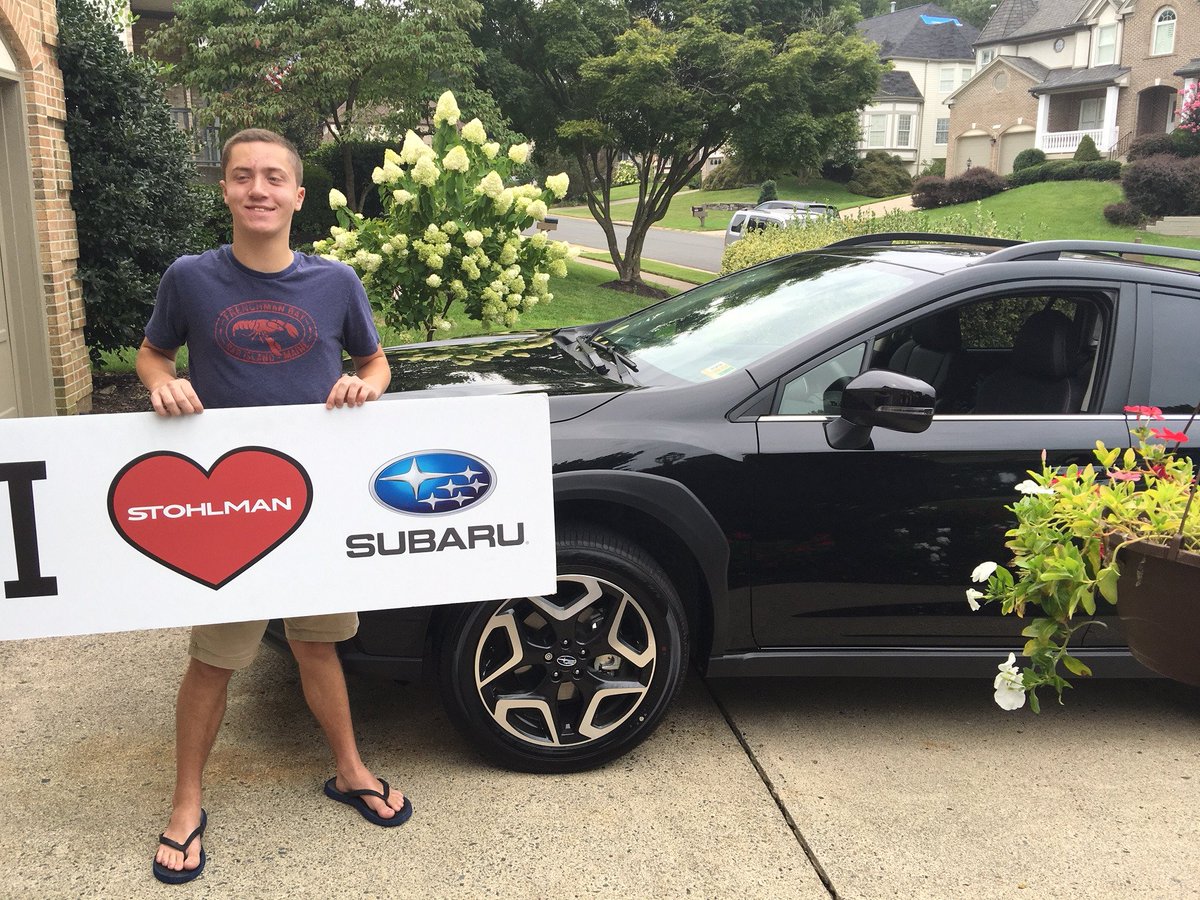 StohlmanAuto's tweet image. Congrats Tyler on your brand new 2018 Crosstrek! 
A LOT TO LOVE Sales Event ends 8/31
#stohlmanauto #subaruofsterling #alottolove