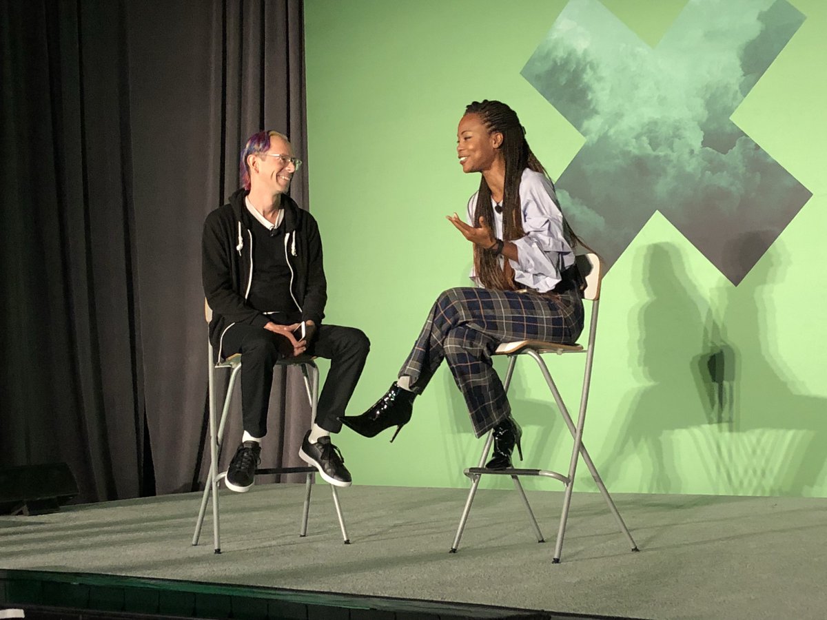 "I want everybody to think about what futures are. When you watch the movies, think about what that future will do for someone next to you. When you’re on the bus, in your neighborhood. Think about how tech and media create those limited realities." - Hannah Beachler #UXWeek18