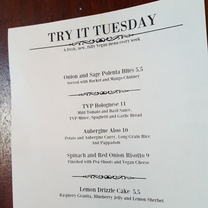 #TryItTuesday a fresh, new and vegan menu every Tuesday 🥕🥑 #veganfood #veganpower