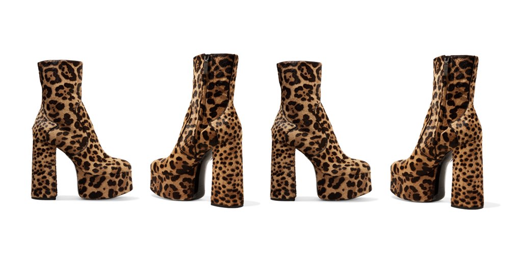 ysl cheetah heels
