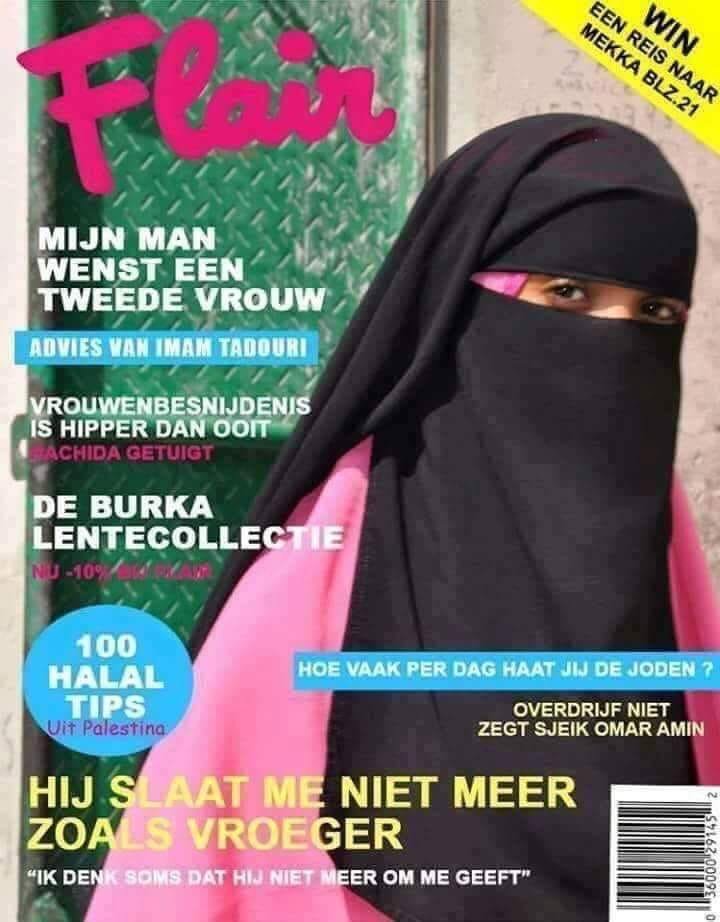 De NIEUWE <a href="/Flaironline/">Flair</a> is uit! Ditmaal een SPECIALE #Moslim editie... #moslims #Flair #HALAL #halalchallenge #burka #burkini #magazine