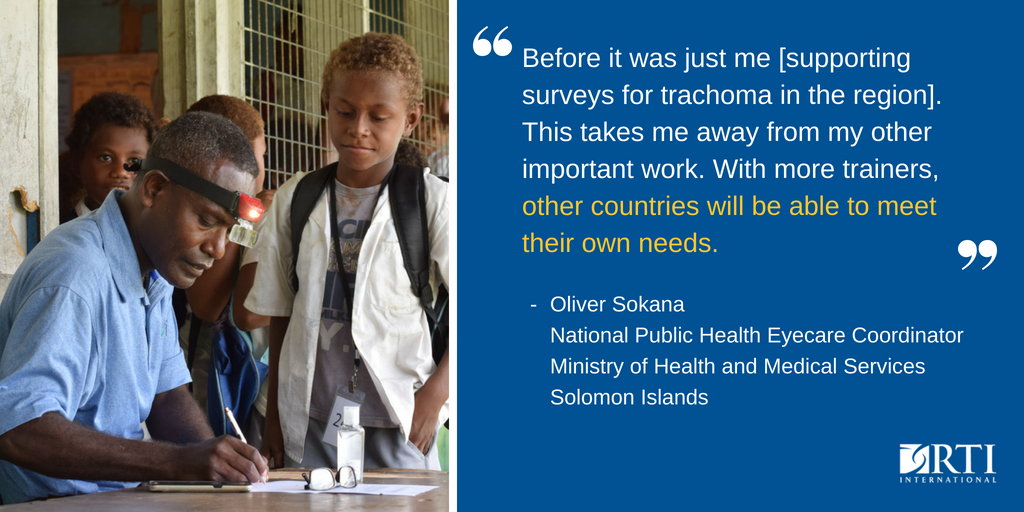 RTIfightsNTDs's tweet image. Bringing #TropicalData to the Pacific Islands → Learn how trained health workers are using the system to track #EndTrachoma progress in the Pacific &amp;amp; around the world bit.ly/TDPacific @FredHollows #DataforDev #USAIDtransforms