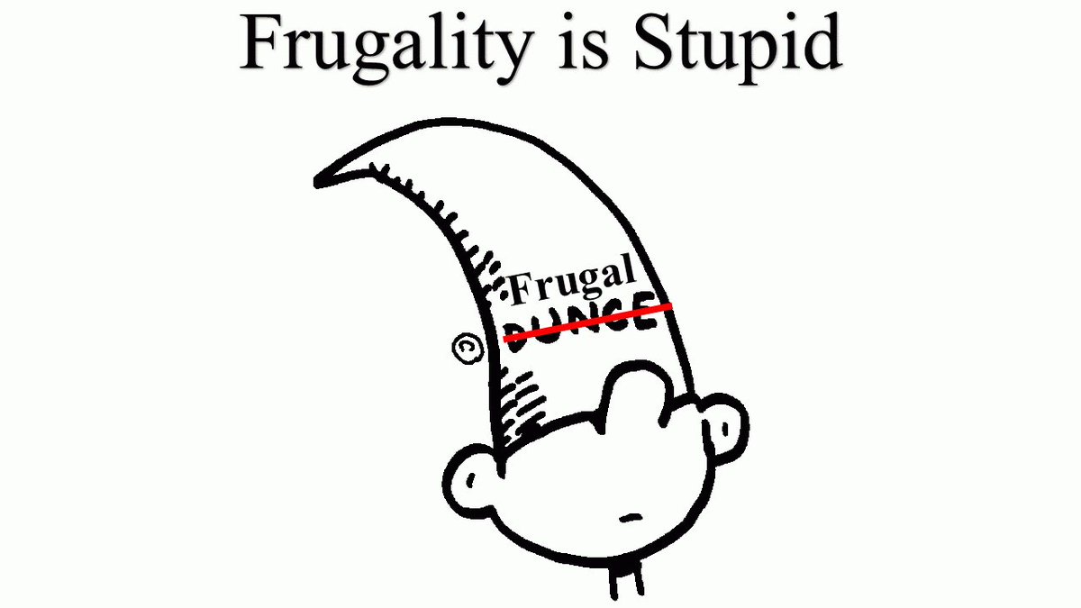 Don't be stupid! Get past the Frugality Illusions! bit.ly/2nmUwkR