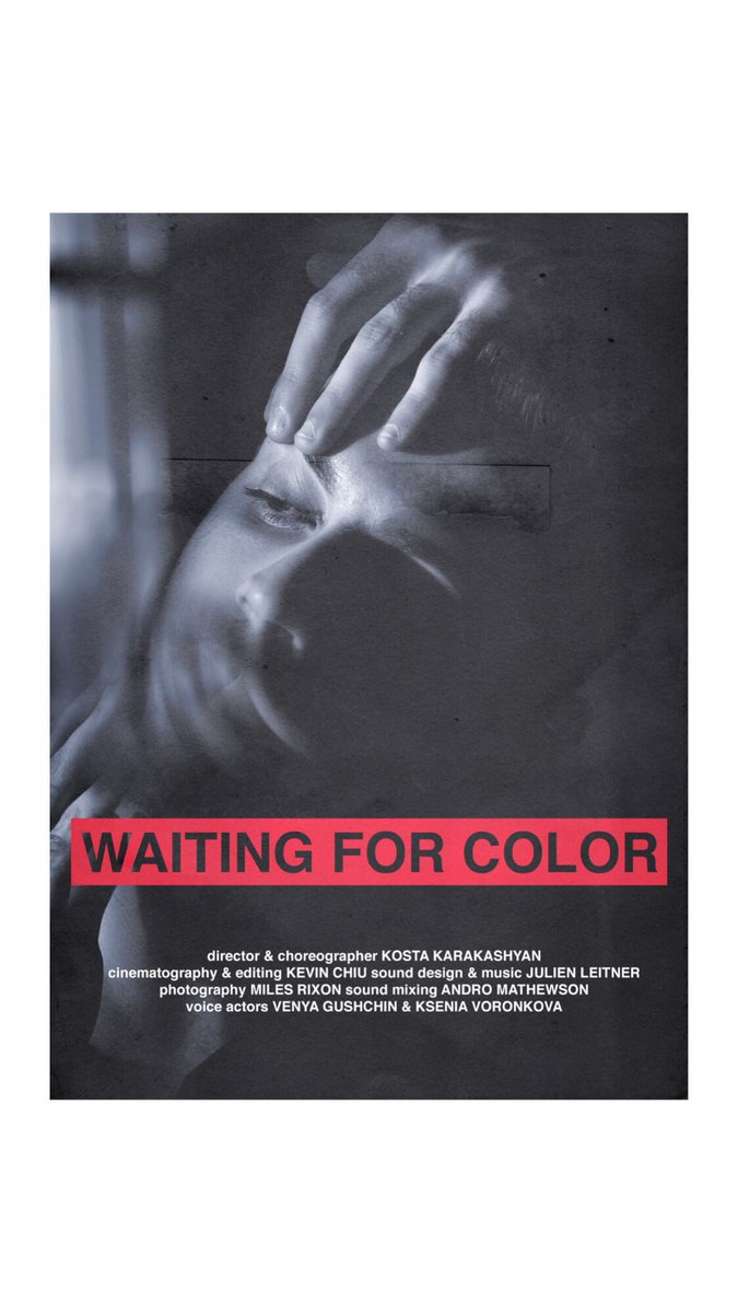 kkarakashyan's tweet photo. COMING SOON - My Documentary Dance Film #WAITINGFORCOLOR, about the LGBTQ+ persecution in the Chechen region of Russia 🏳️‍🌈. This is a personal project that I am very happy to set free soon! #shortfilm https://t.co/tnPeIVSYoH