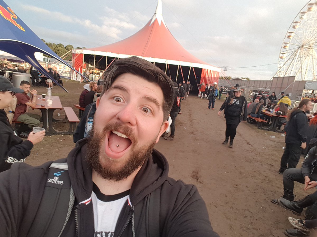 shortchrisradio's tweet photo. When asking for a picture @ThisPlaceHell or any other band for that matter, always expect to find a selfie of the guy taking it on your phone later 🤣 https://t.co/bMgFZ9w8kp