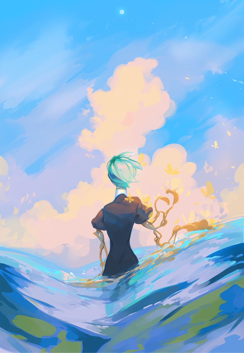 hanromii's tweet image. Hi #VisibleWomen 
I'm Han, Chinese-Vietnamese artist based in Belgium 🌻
I love drawing fanart and colourful illustrations with lots of nostalgia 💕